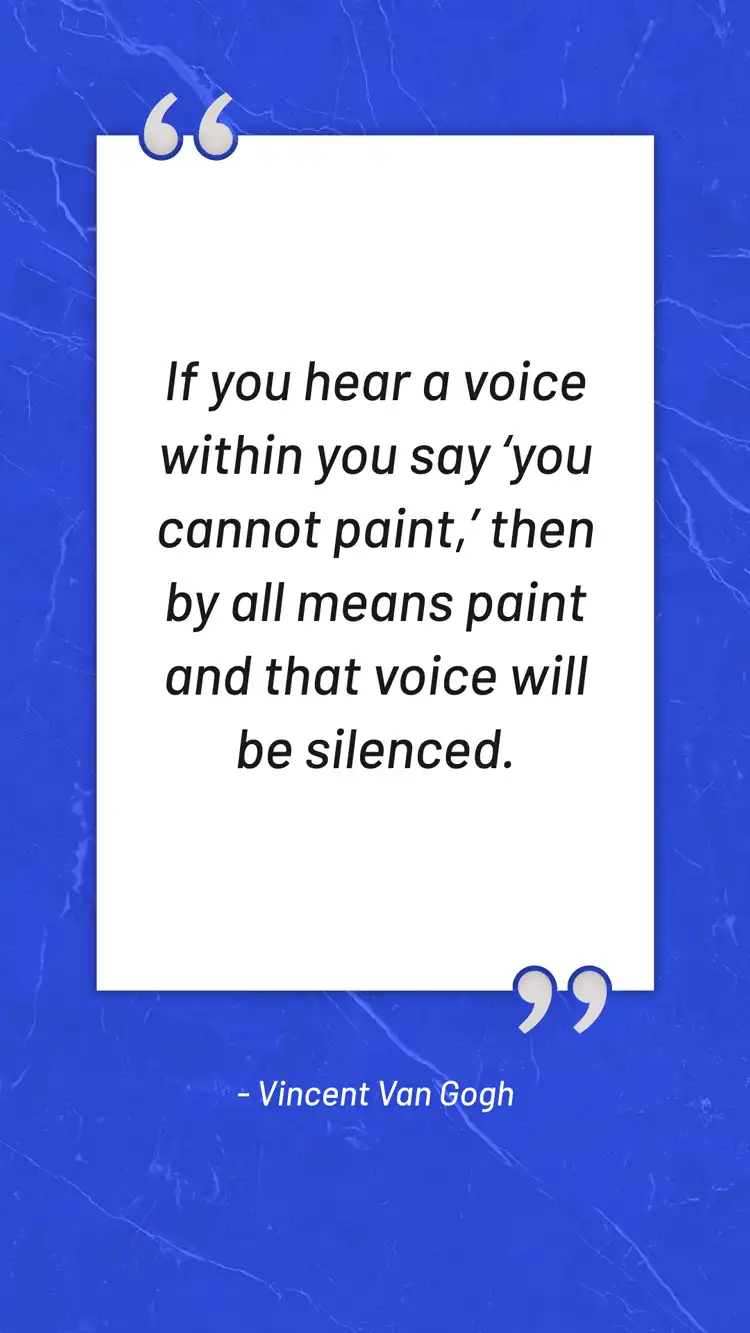 Daily Inspiration  Vincent Van Gogh