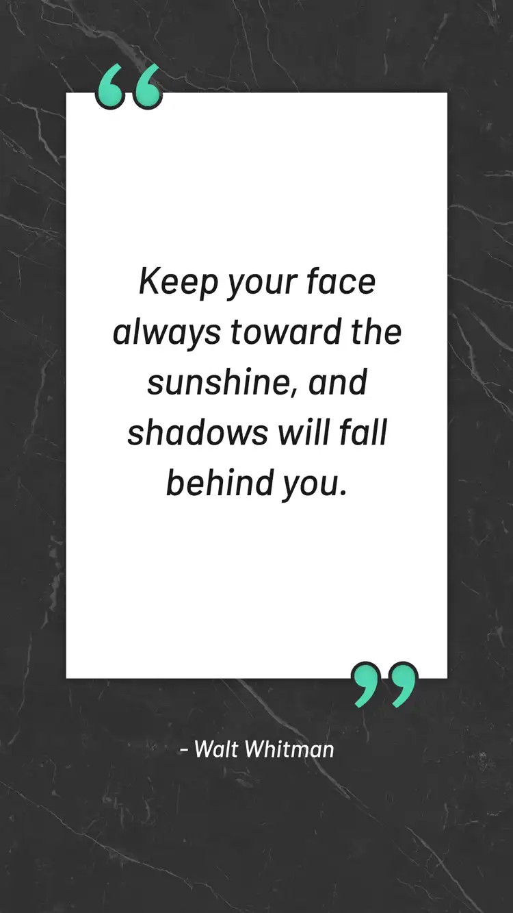 Daily Inspiration  Walt Whitman