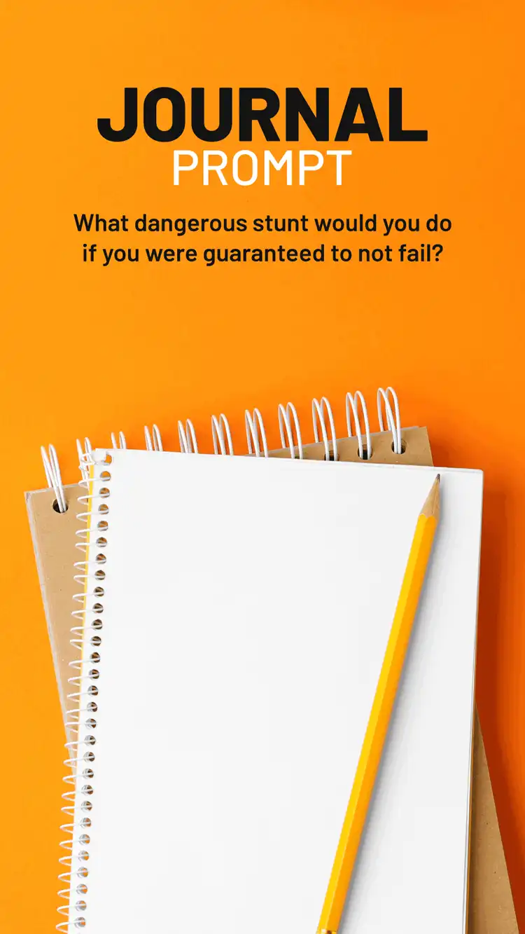 Journal Prompt  Dangerous Stunt
