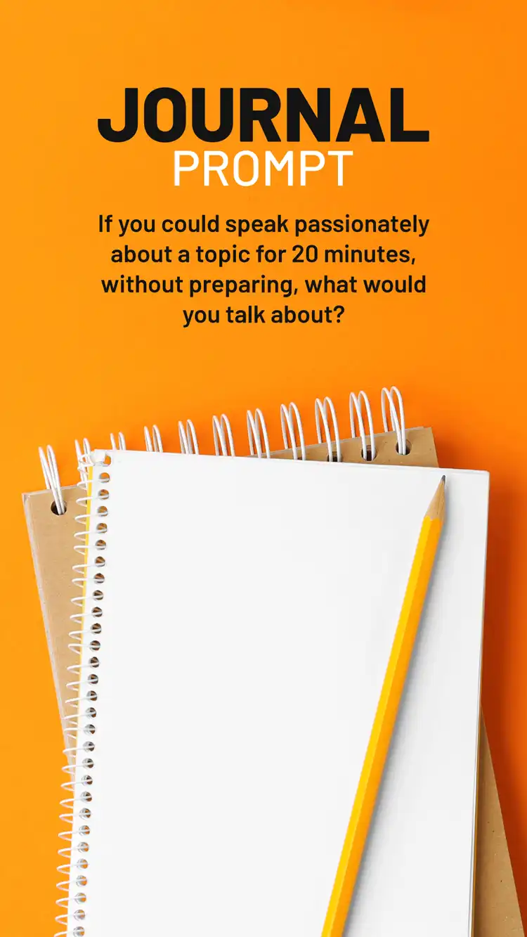 Journal Prompt  Passionate Topic