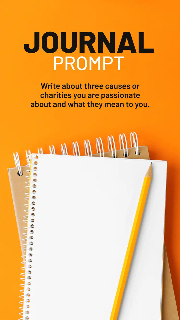 Journal Prompt  Three Causes