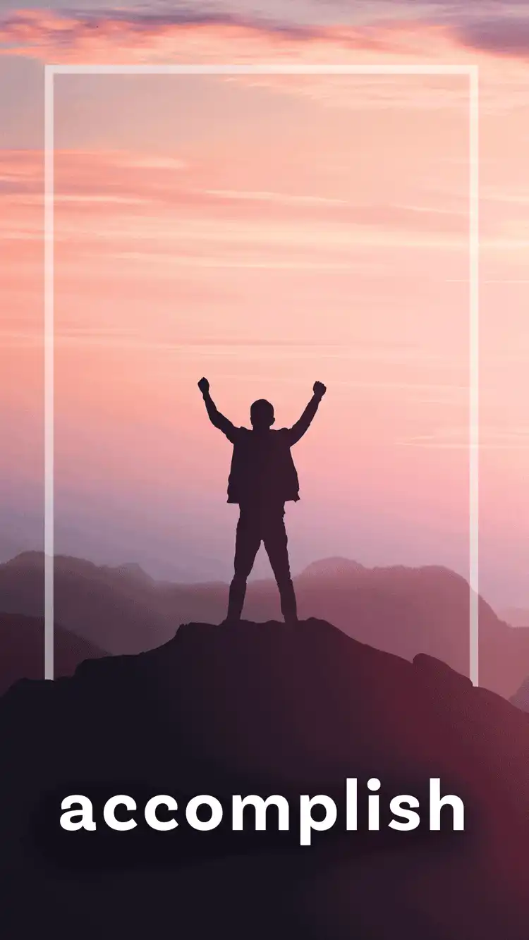 One Word Impact  Accomplish