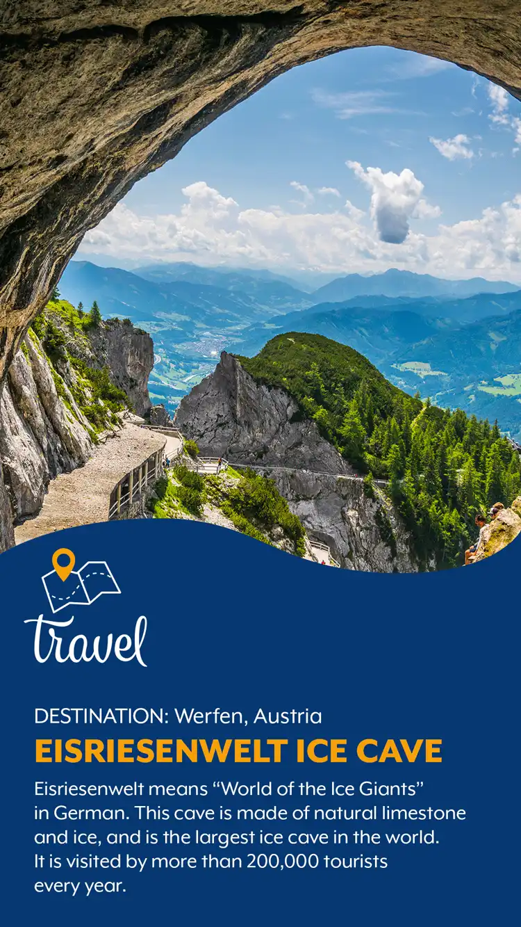 Travel  Eisriesenwelt Cave