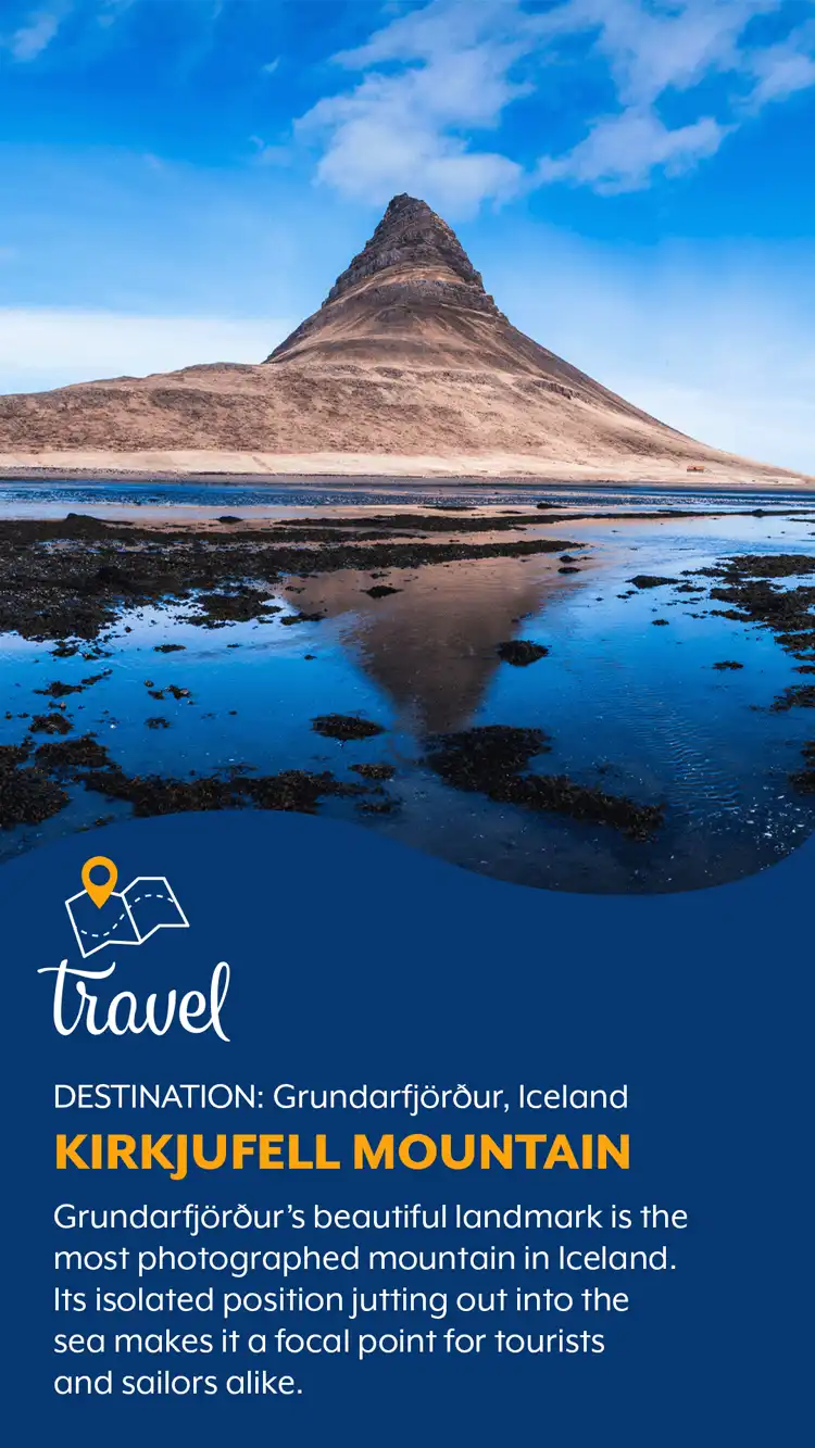 Travel  Kirkjufell Mountain