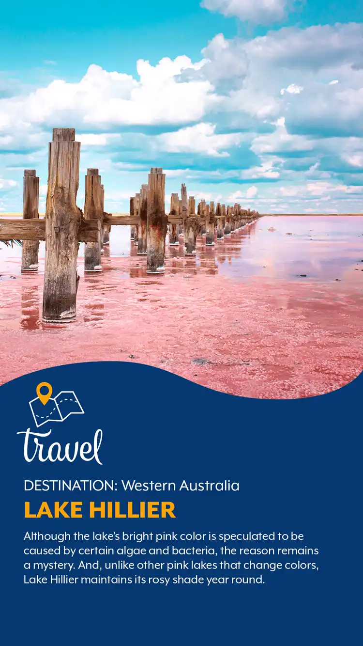 Travel  Lake Hillier