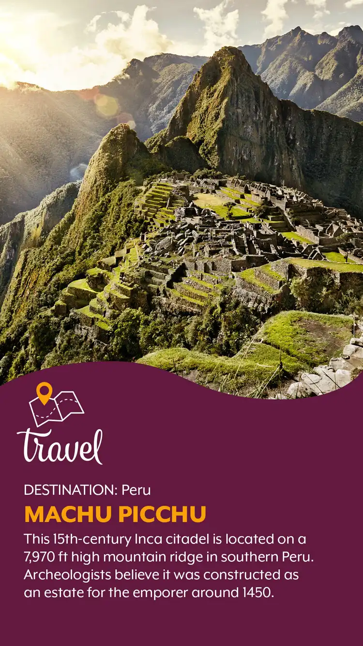 Travel  Machu Picchu