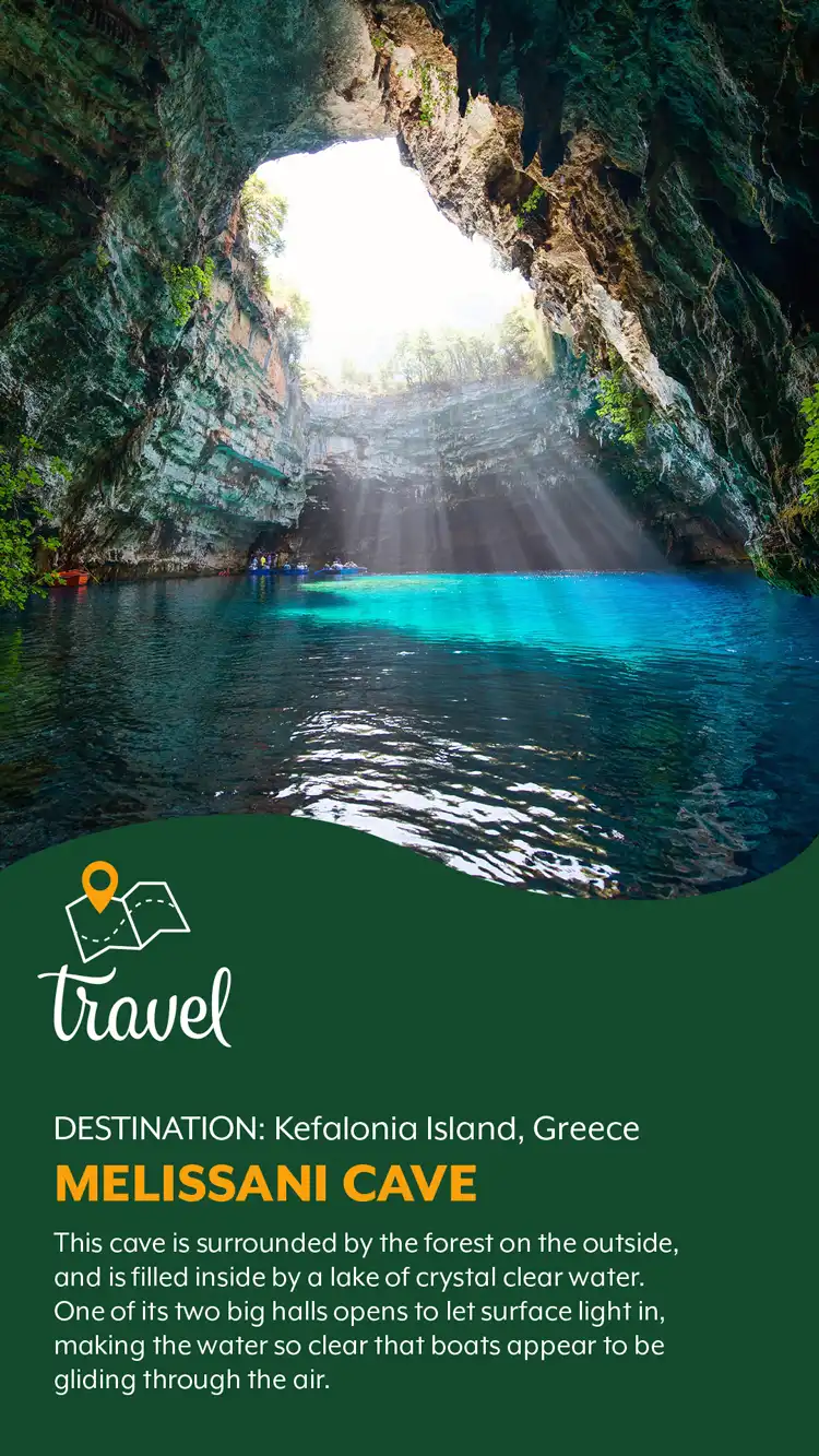 Travel  Melissani Cave