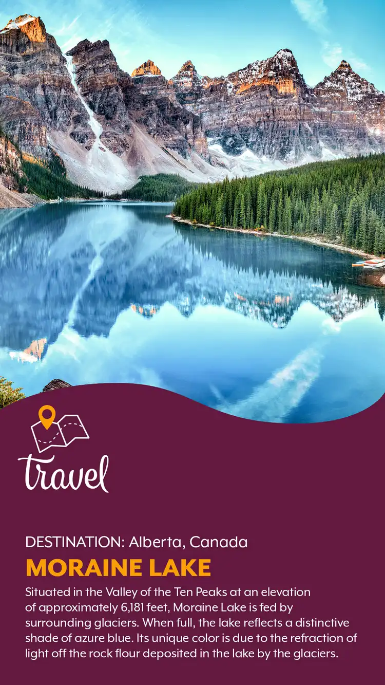 Travel  Moraine Lake