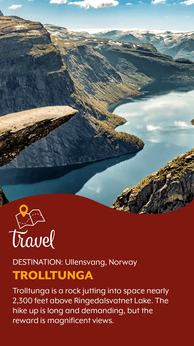 Travel  Trolltunga