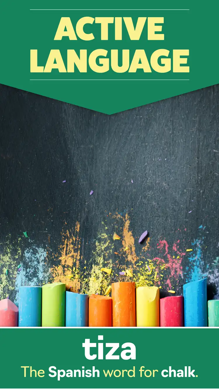 Language Learning  Chalk