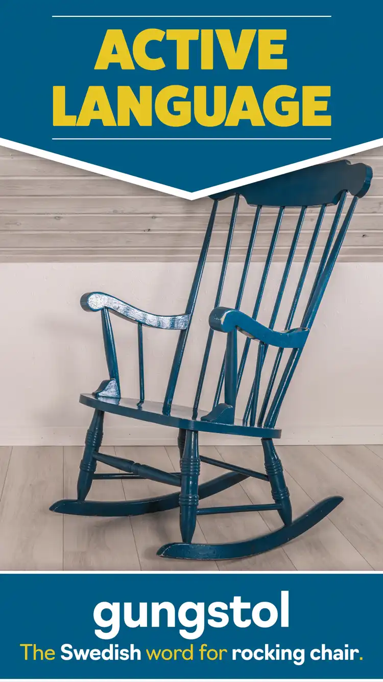 Language Learning  Rocking Chair