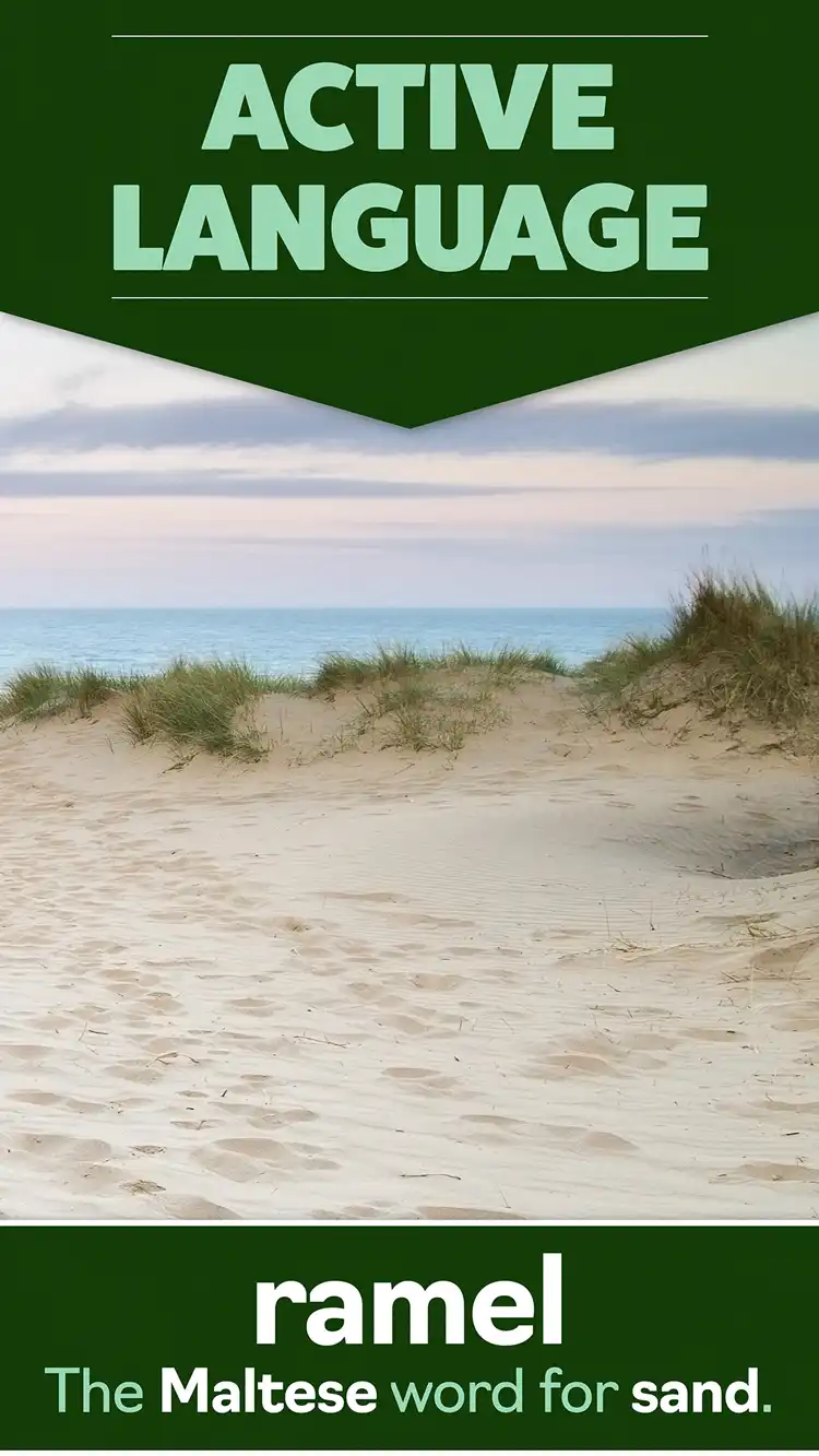 Language Learning  Sand