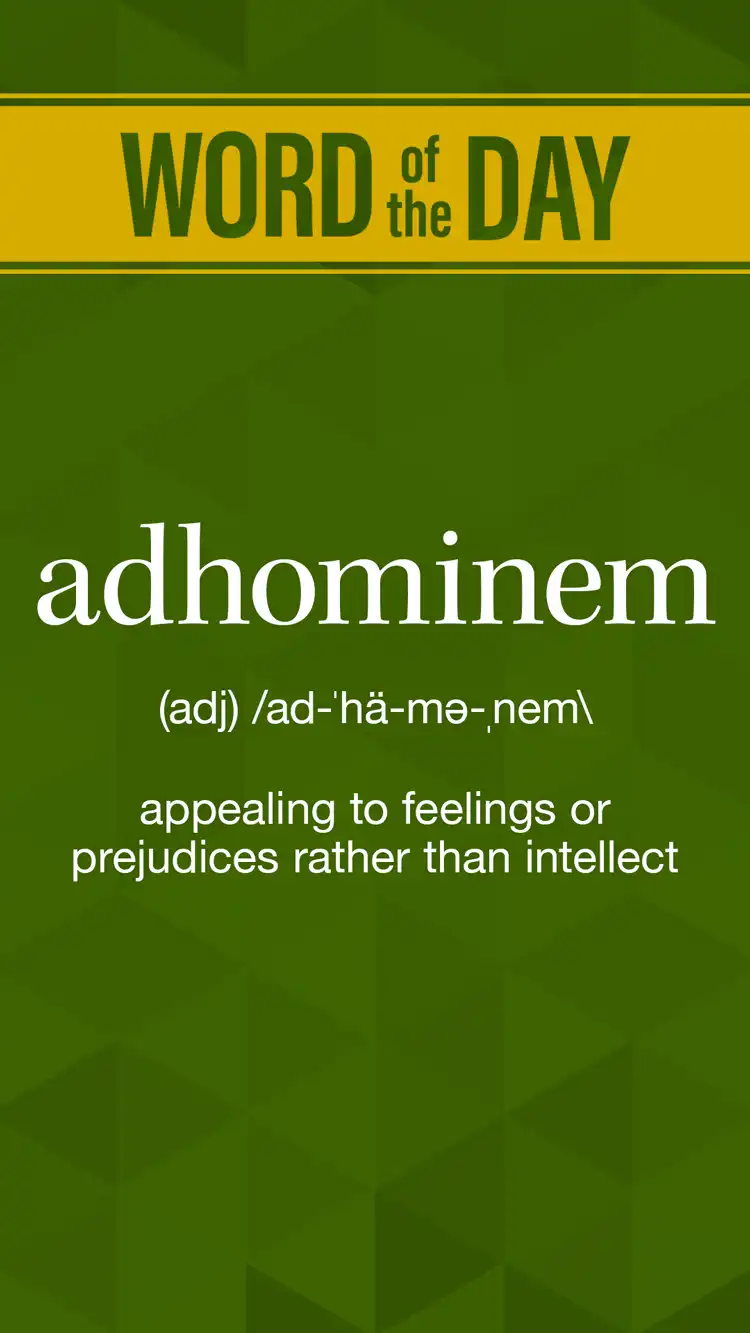 Wot D  Adhominem