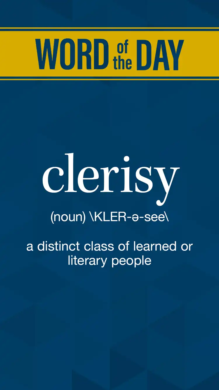 Wot D  Clerisy