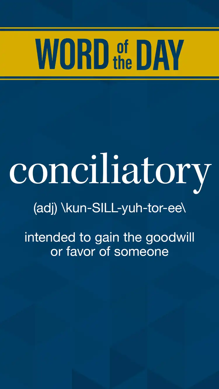 Wot D  Conciliatory