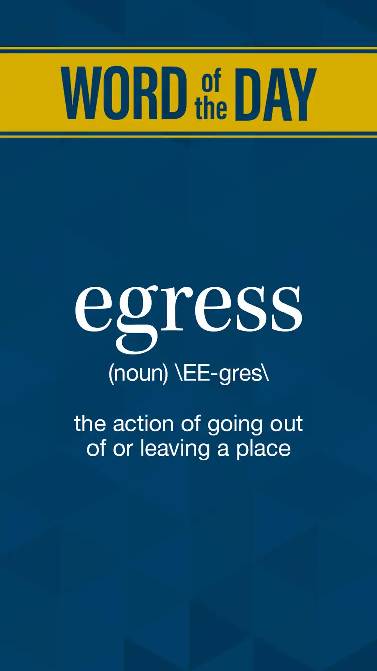 Wot D  Egress