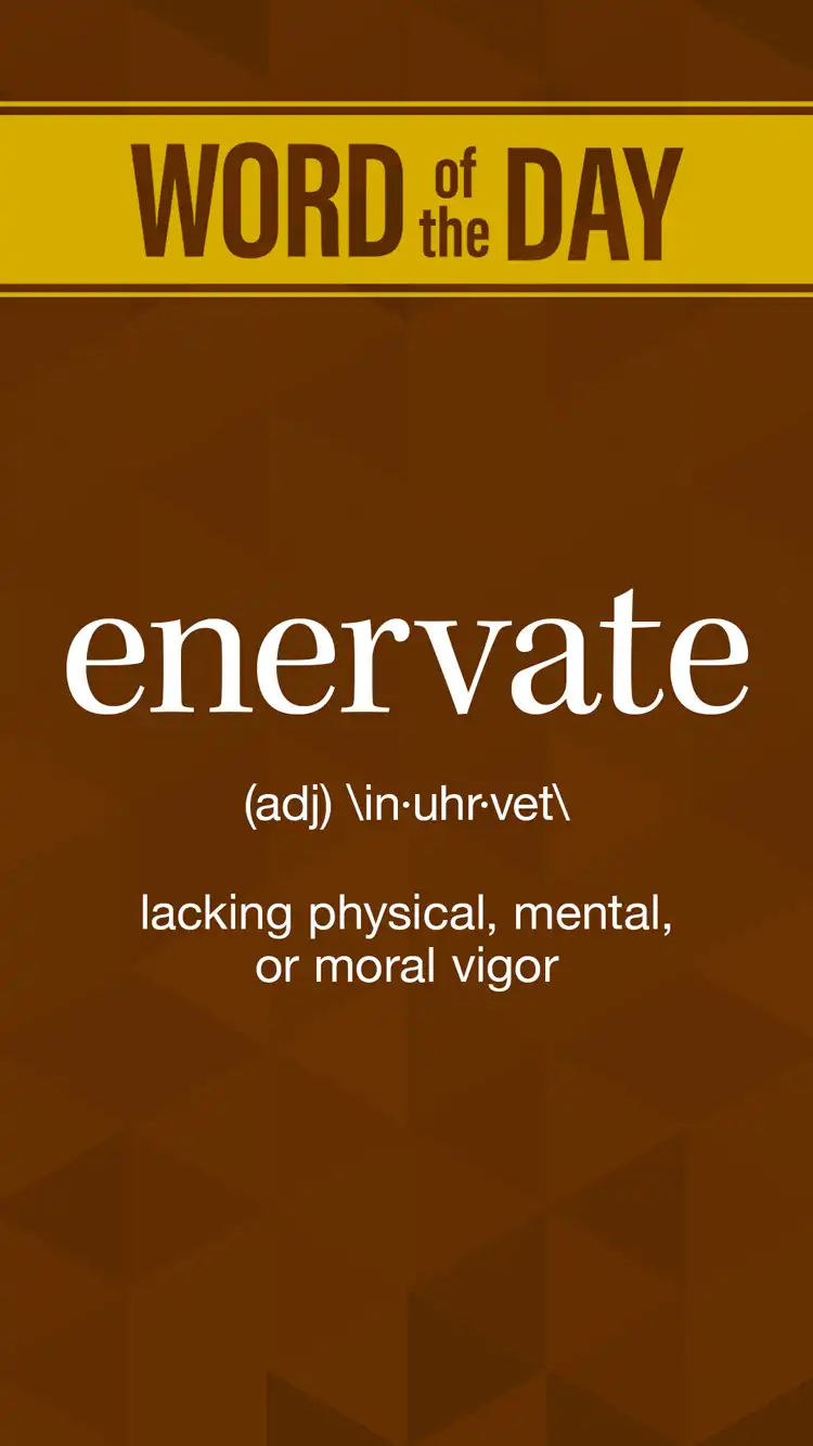 Wot D  Enervate