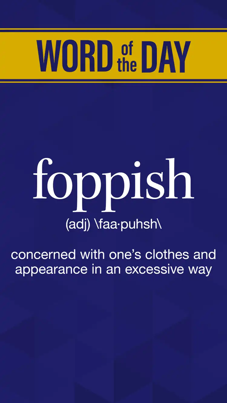 Wot D  Foppish