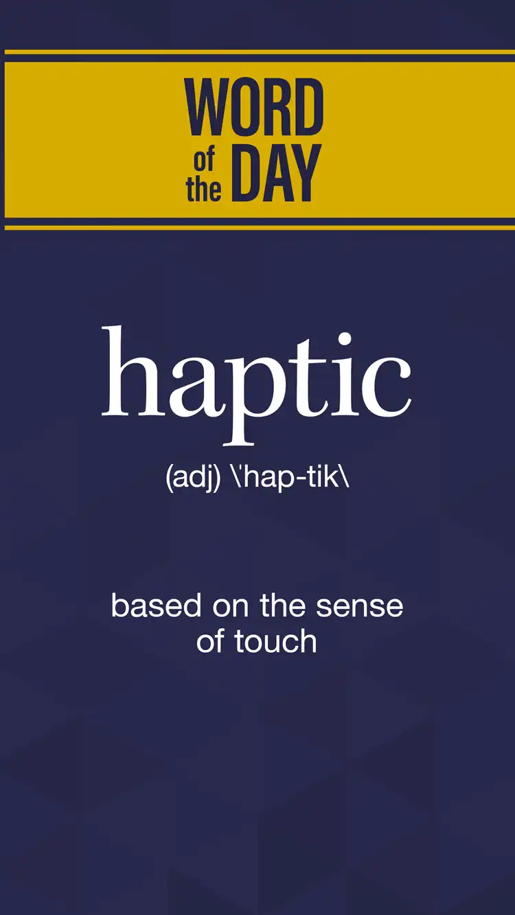 Wot D  Haptic