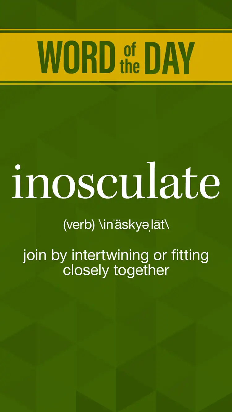 Wot D  Inosculate