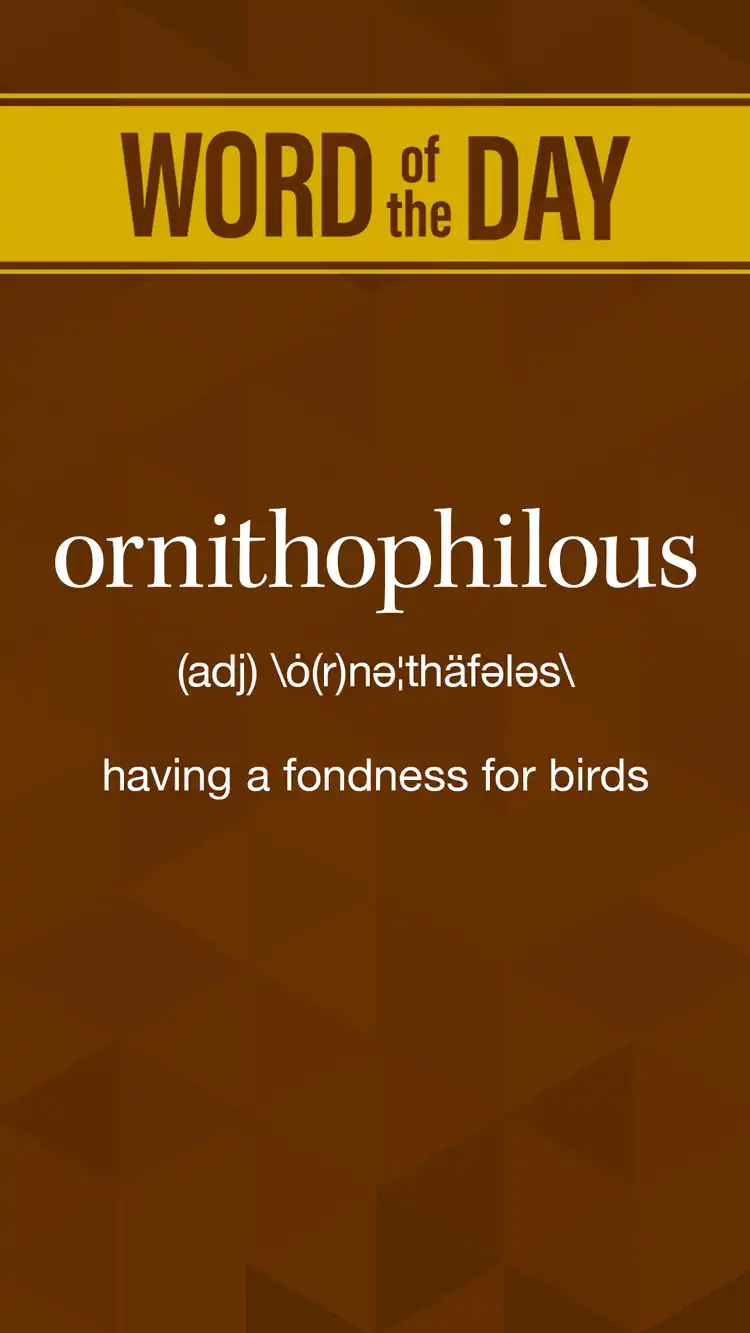 Wot D  Ornithophilous