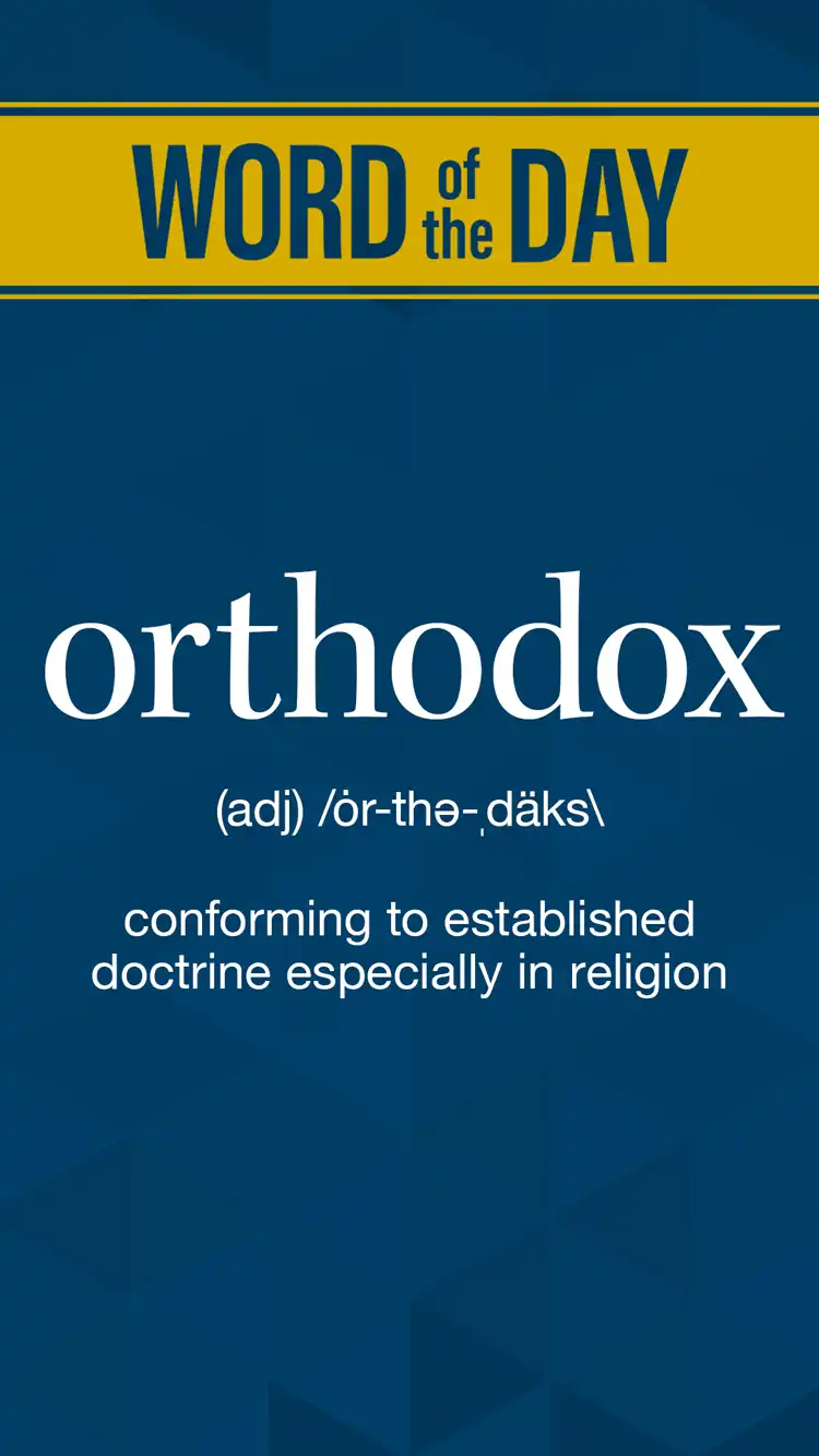 Wot D  Orthodox