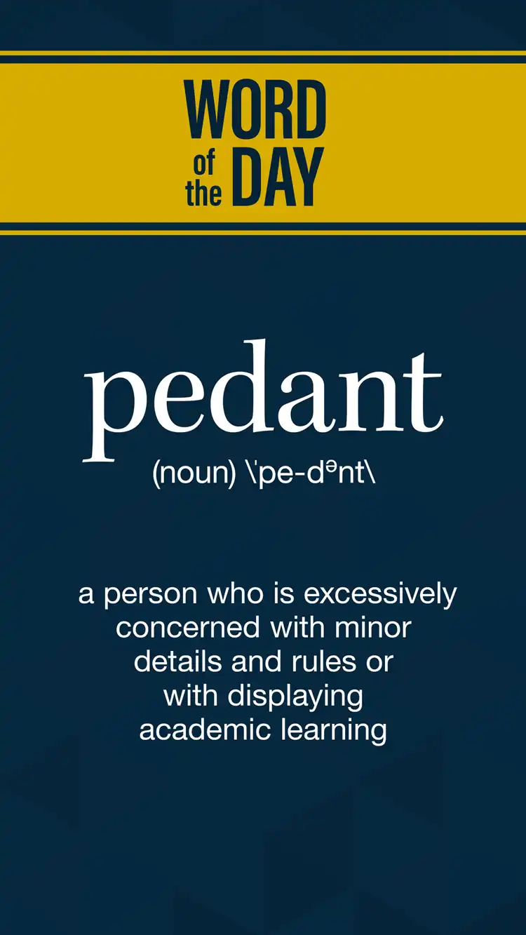 Wot D  Pedant