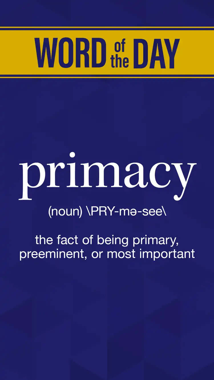 Wot D  Primacy