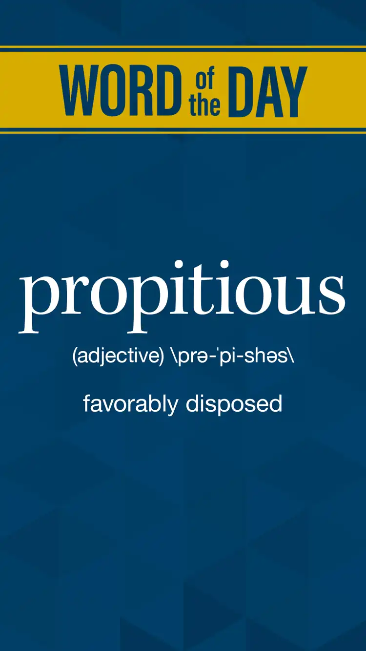 Wot D  Propitious
