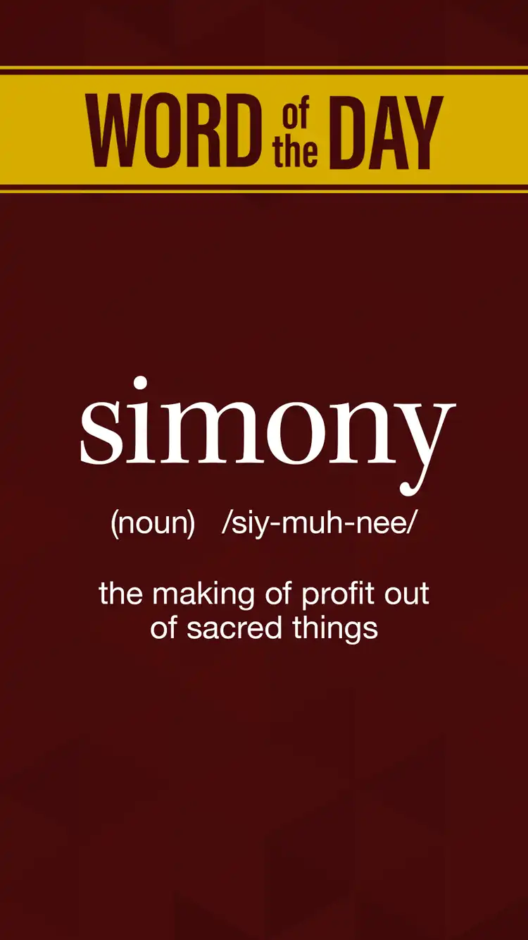 Wot D  Simony