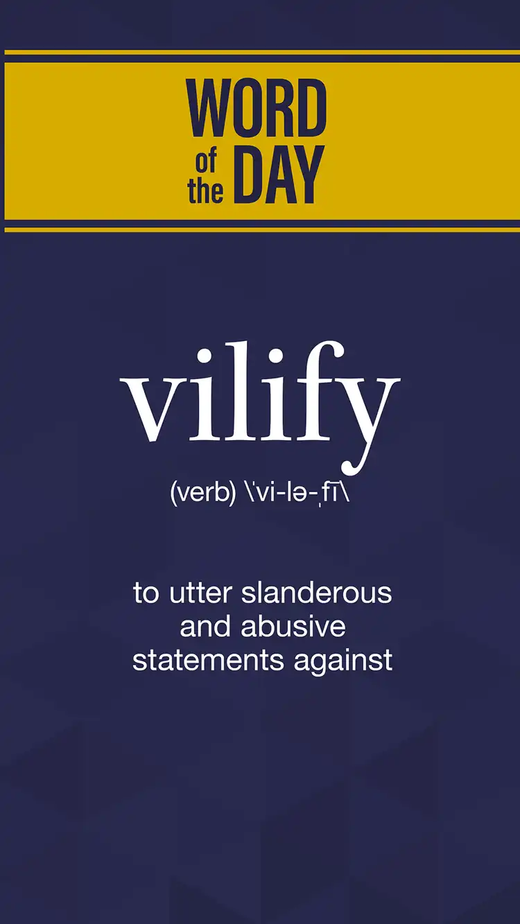 Wot D  Vilify