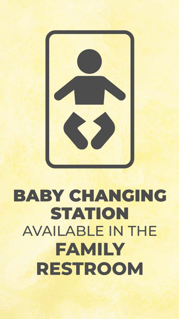 Changing Station  Family Restroom