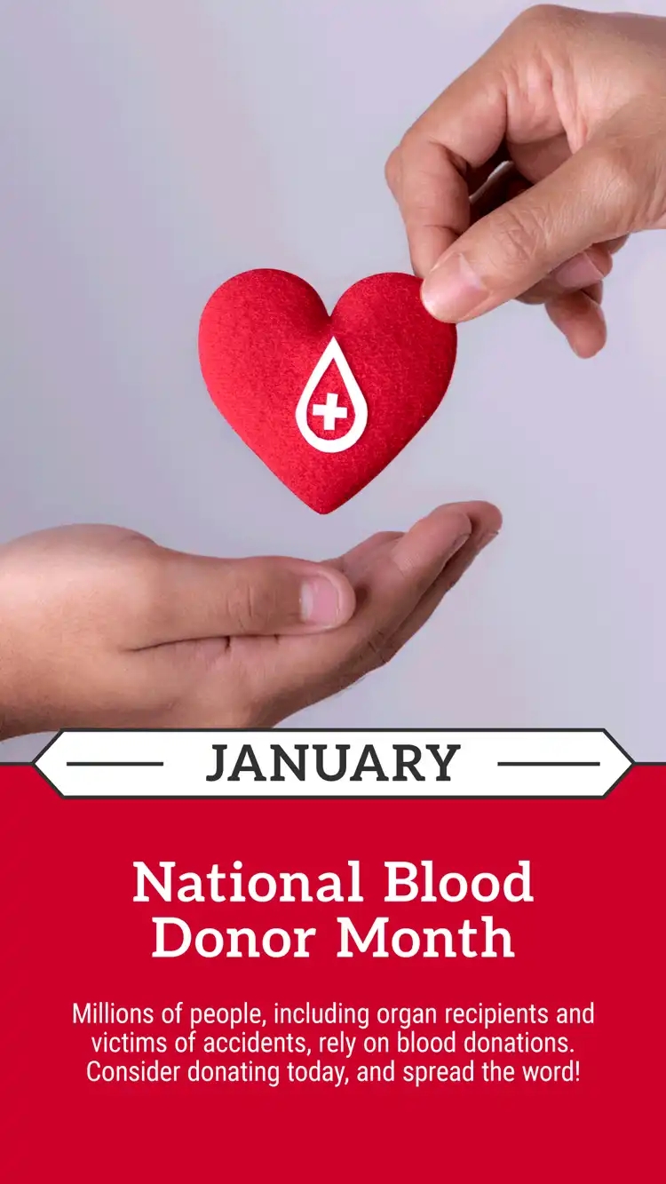 Blood Donor Month