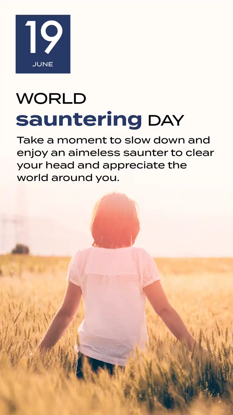 Sauntering