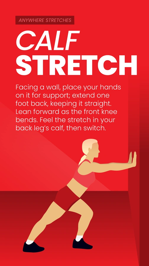 Anywhere Stretches  Calf Stretch
