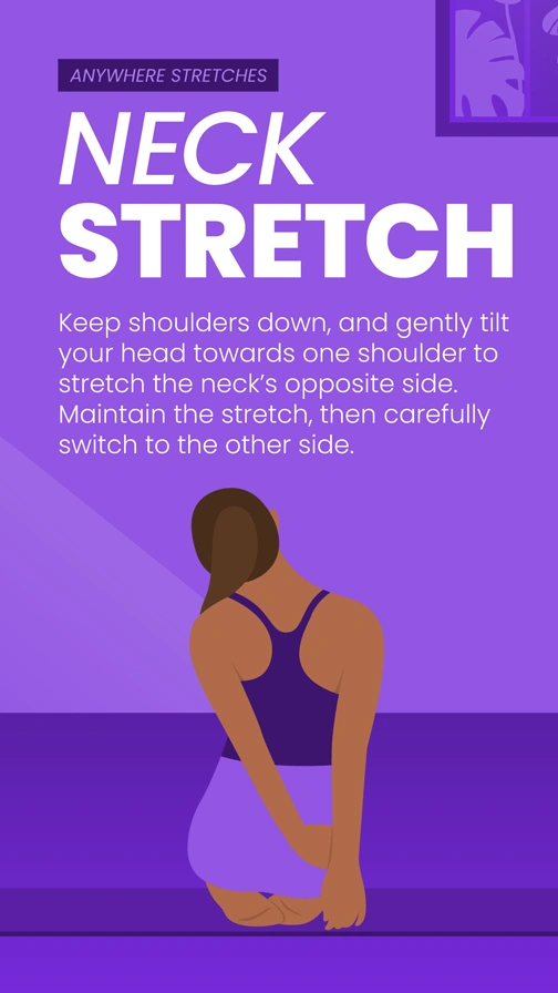 Anywhere Stretches  Neck Stretch