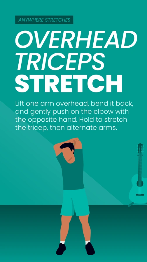 Anywhere Stretches  Overhead Stretch
