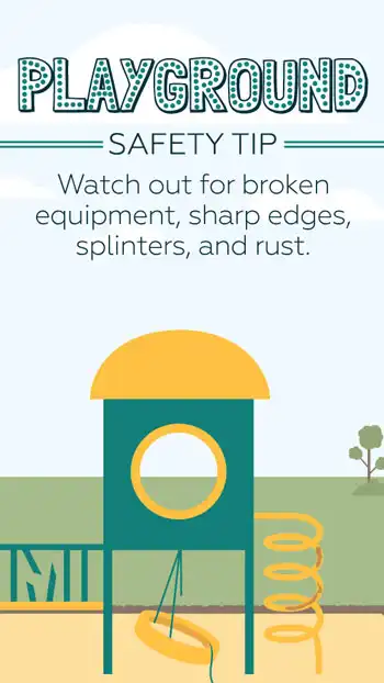 Tip  Playground Safety  Broken Equipment