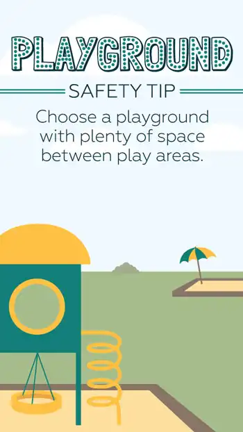 Tip  Playground Safety  Plenty Of Space
