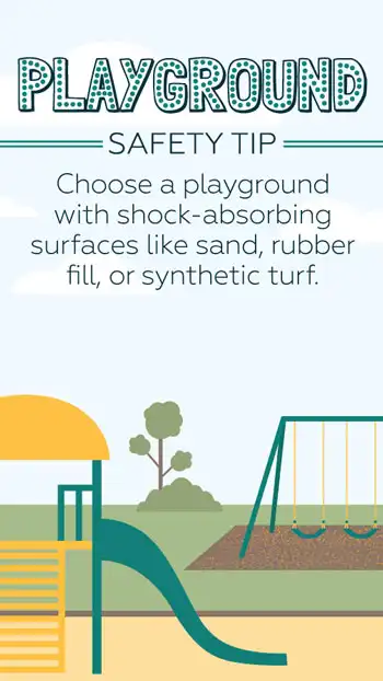 Tip  Playground Safety  Shock Absorbing Surfaces