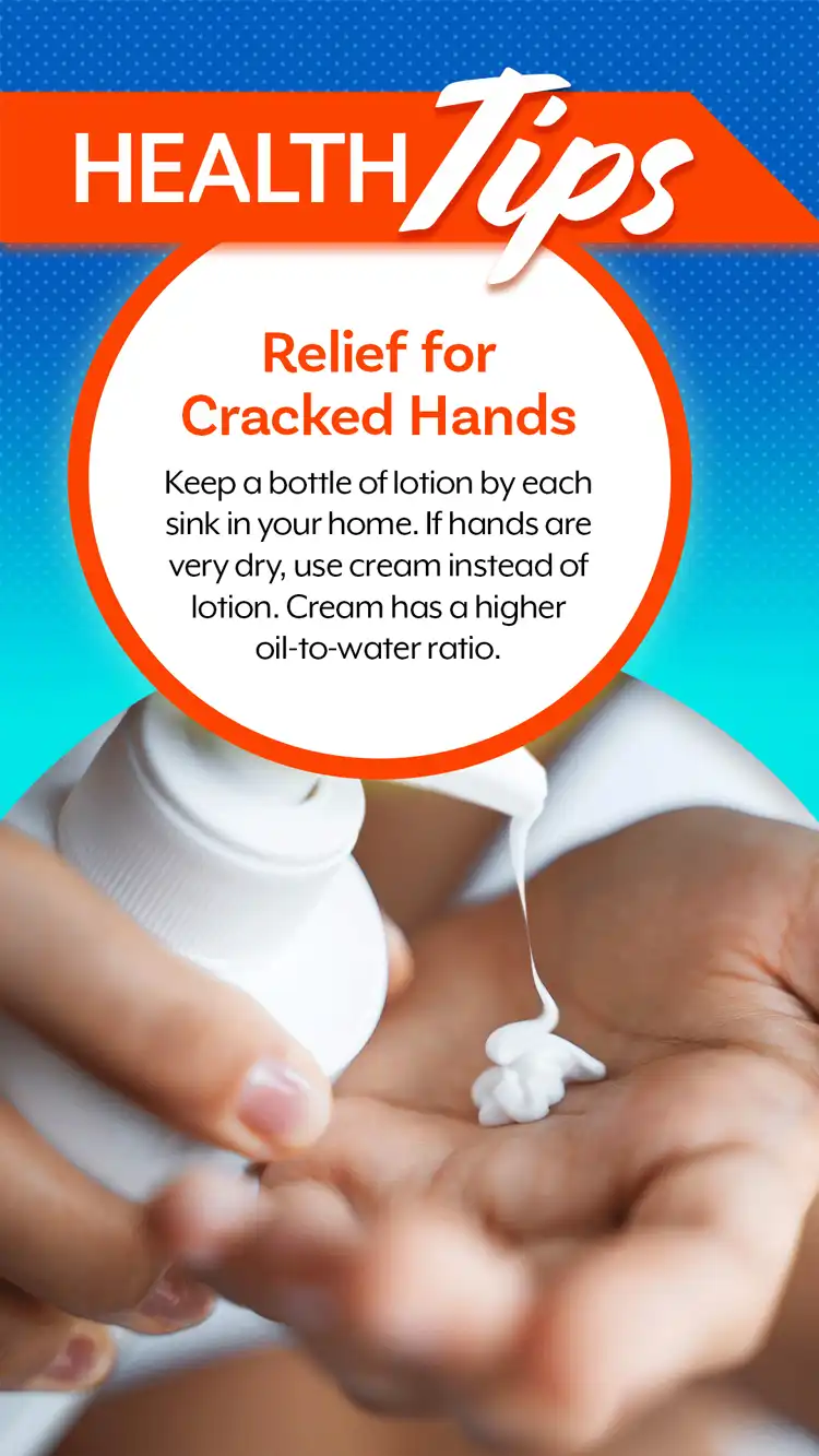 Health Tips  Cracked Hands