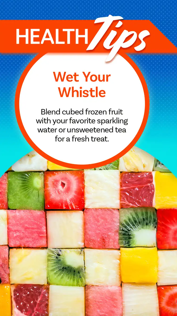 Health Tips  Cubed Fruit