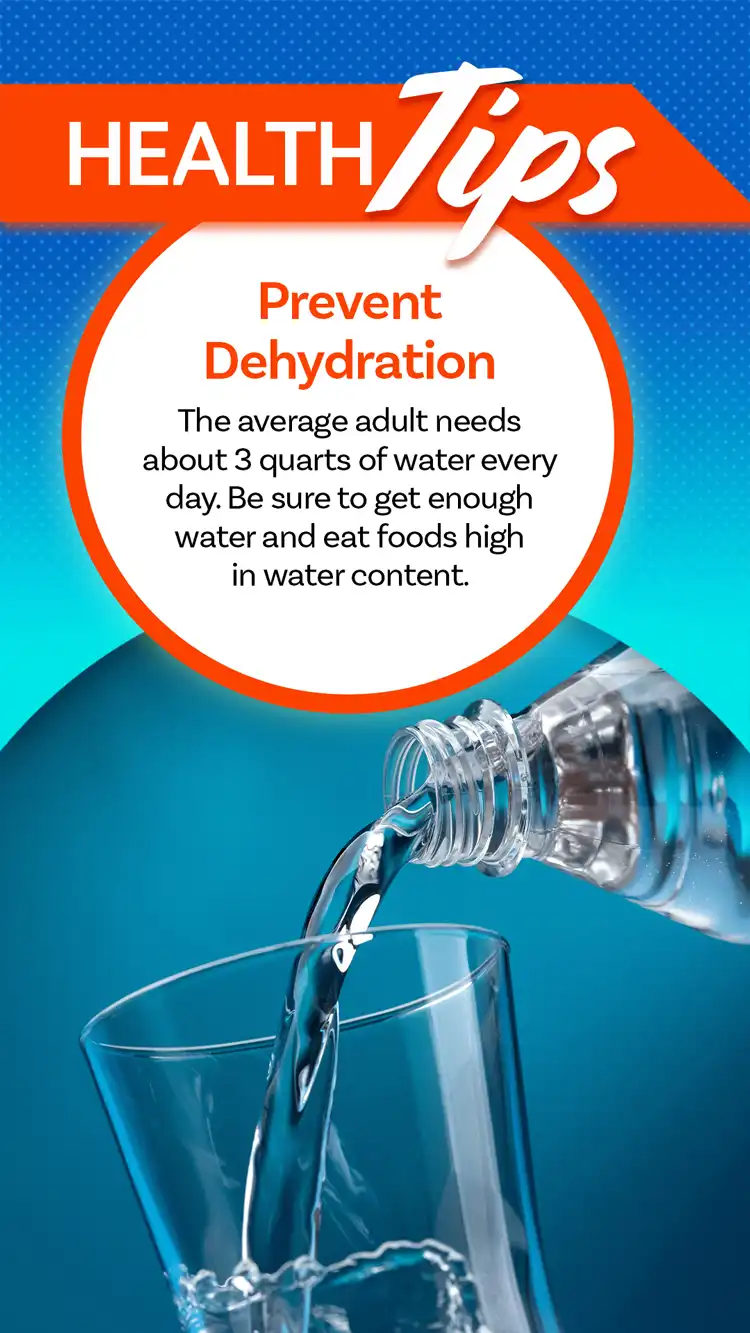 Health Tips  Dehydration