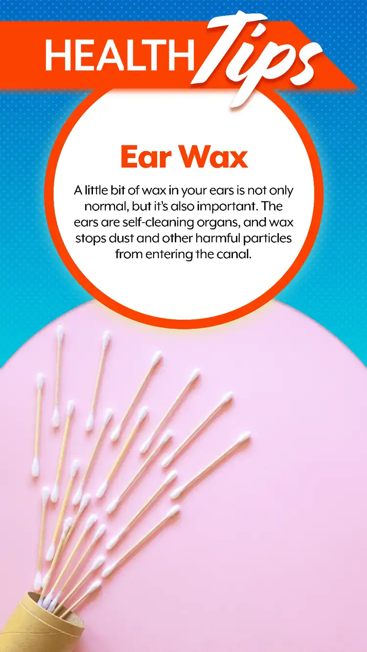 Health Tips  Ear Wax