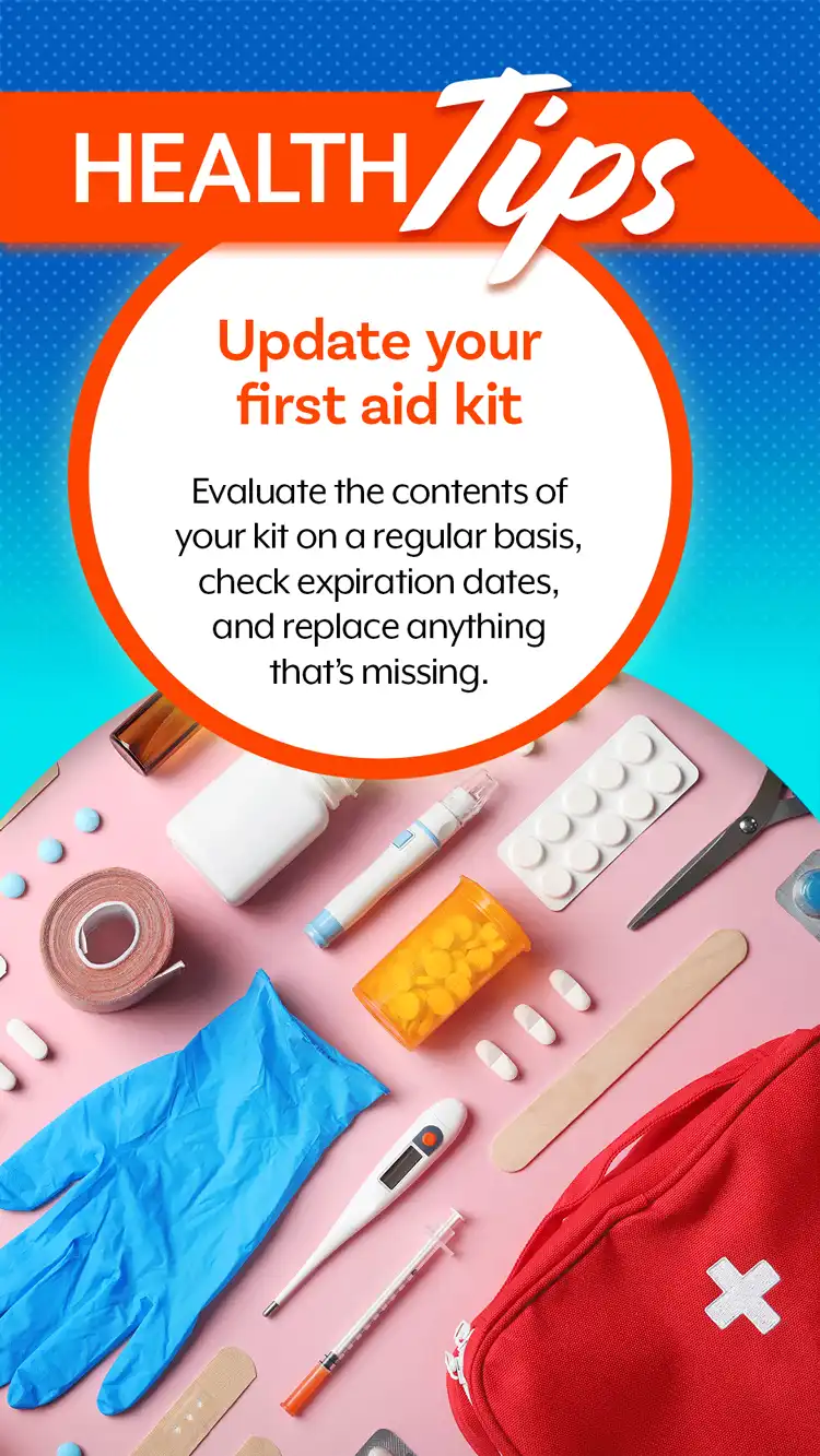 Health Tips  First Aid Kit