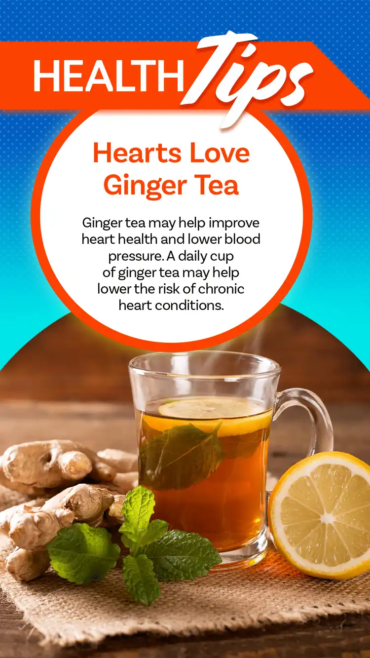 Health Tips  Ginger Tea