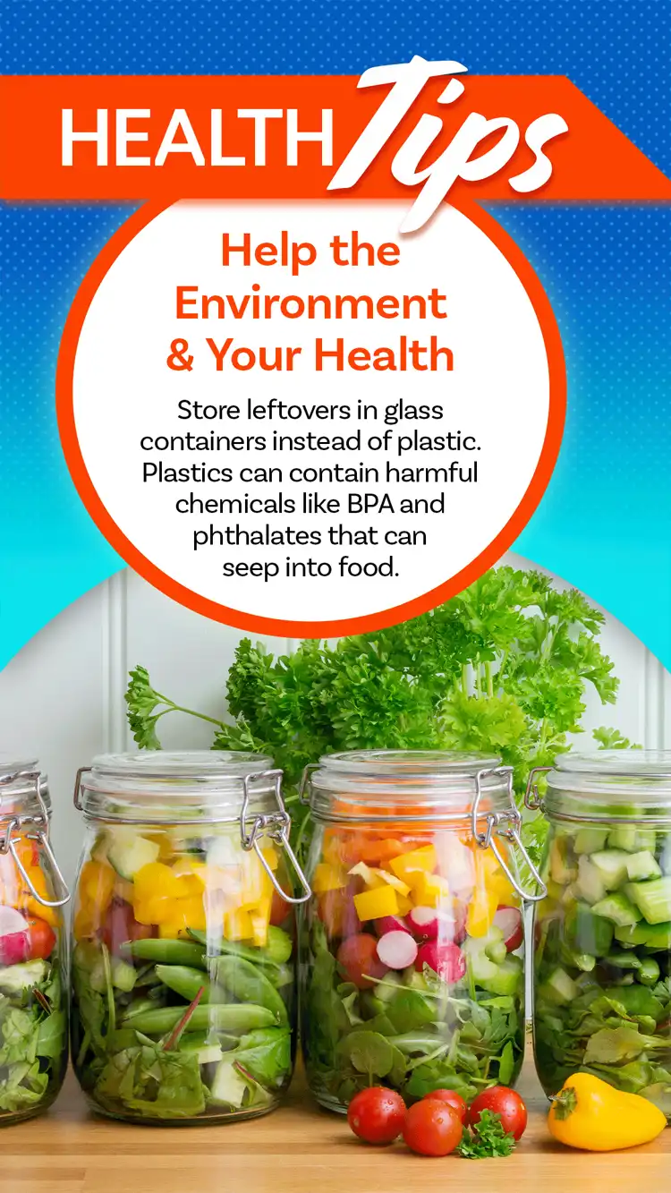 Health Tips  Glass Jars