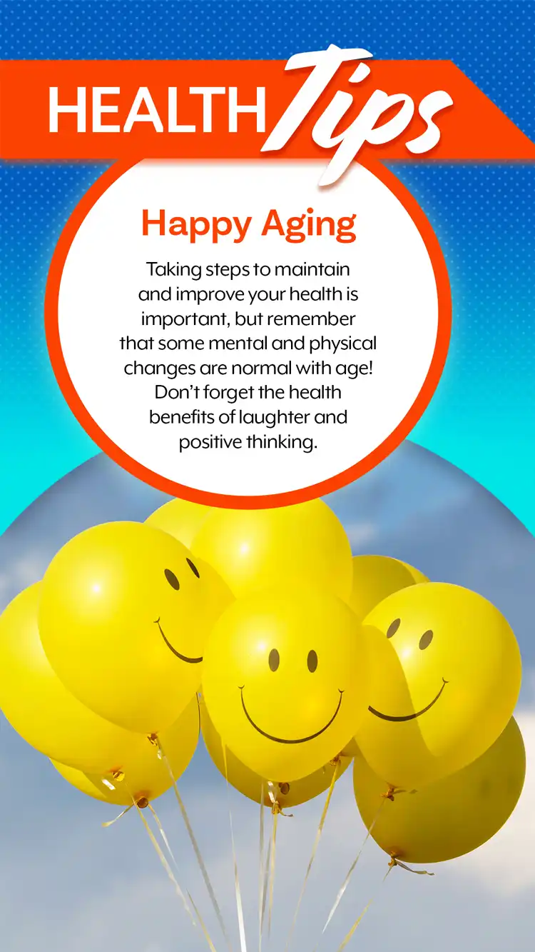 Health Tips  Happy Aging