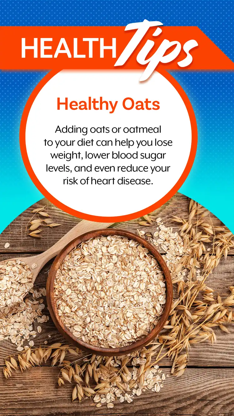 Health Tips  Healthy Oats