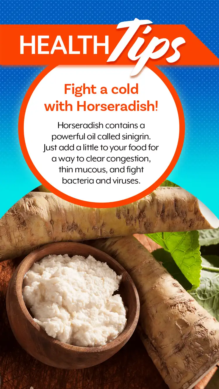 Health Tips  Horseradish